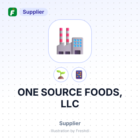 ONE SOURCE FOODS, LLC – summary card, no photo uploaded yet