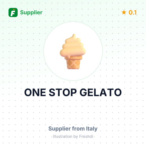ONE STOP GELATO – summary card, no photo uploaded yet