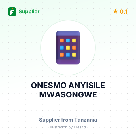ONESMO ANYISILE MWASONGWE – summary card, no photo uploaded yet