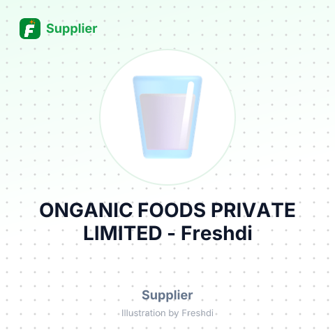 ONGANIC FOODS PRIVATE LIMITED – summary card, no photo uploaded yet