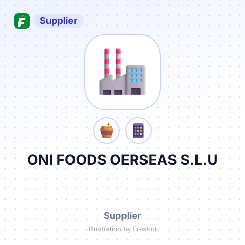 ONI FOODS OERSEAS S.L.U – summary card, no photo uploaded yet
