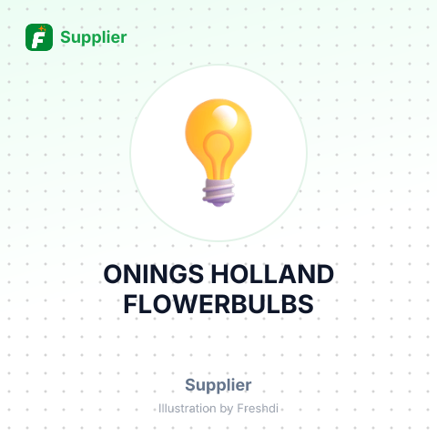 ONINGS HOLLAND FLOWERBULBS – summary card, no photo uploaded yet