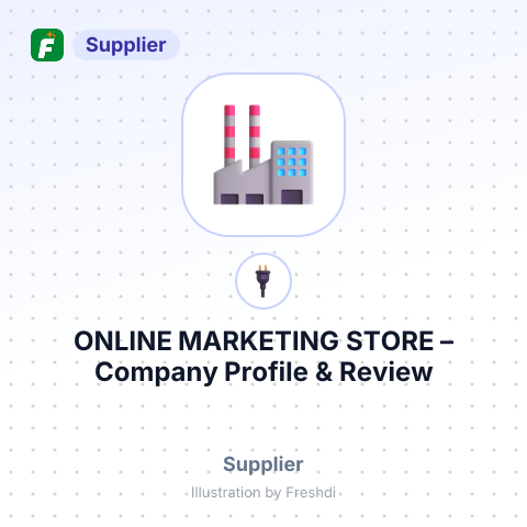 ONLINE MARKETING STORE – summary card, no photo uploaded yet