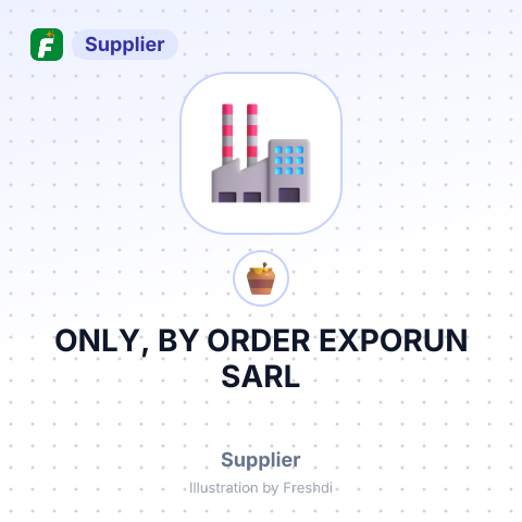 ONLY, BY ORDER EXPORUN SARL – summary card, no photo uploaded yet