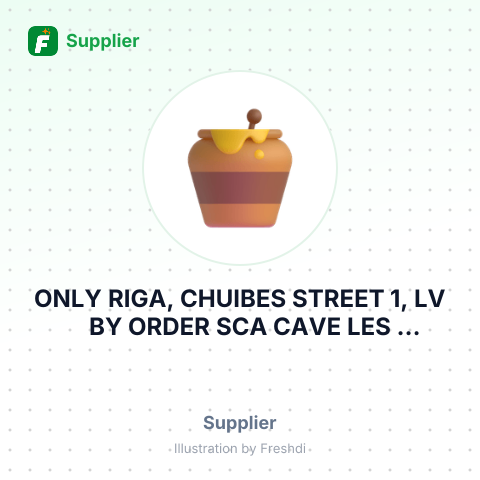 ONLY RIGA, CHUIBES STREET 1, LV BY ORDER SCA CAVE LES COTEAUX DU RHONE ПП AURORA ENTERPRISES SIA LATVIA – summary card, no photo uploaded yet