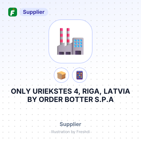 ONLY URIEKSTES 4, RIGA, LATVIA BY ORDER BOTTER S.P.A – summary card, no photo uploaded yet