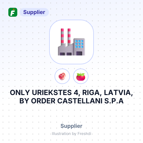 ONLY URIEKSTES 4, RIGA, LATVIA, BY ORDER CASTELLANI S.P.A – summary card, no photo uploaded yet