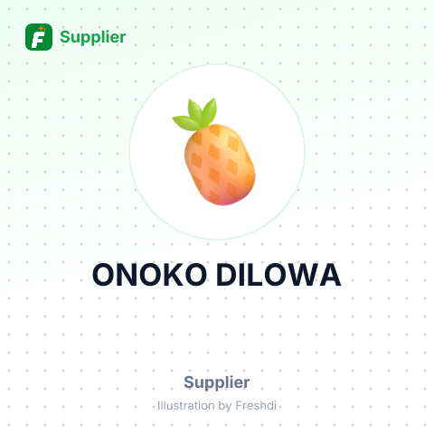 ONOKO DILOWA – summary card, no photo uploaded yet