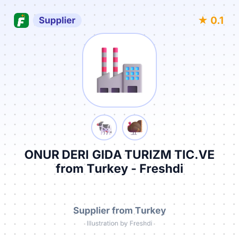 ONUR DERI GIDA TURIZM TIC.VE – summary card, no photo uploaded yet