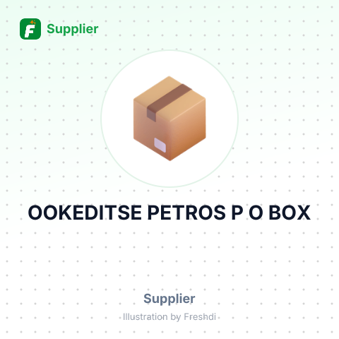OOKEDITSE PETROS P O BOX – summary card, no photo uploaded yet