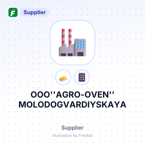 OOO''AGRO-OVEN'' MOLODOGVARDIYSKAYA – summary card, no photo uploaded yet