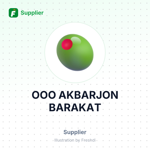 OOO AKBARJON BARAKAT – summary card, no photo uploaded yet