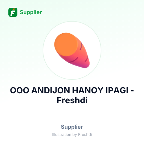 OOO ANDIJON HANOY IPAGI – summary card, no photo uploaded yet