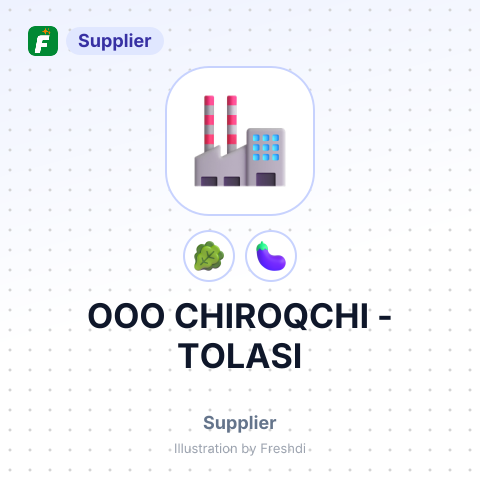 OOO CHIROQCHI -TOLASI – summary card, no photo uploaded yet