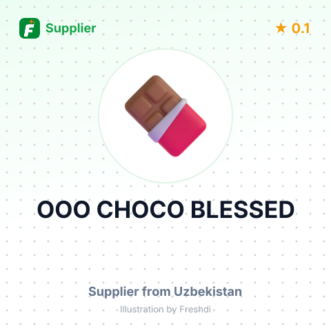 OOO CHOCO BLESSED – summary card, no photo uploaded yet