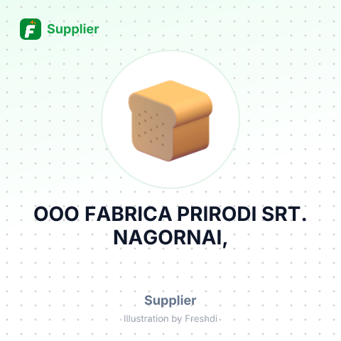 OOO FABRICA PRIRODI SRT. NAGORNAI, – summary card, no photo uploaded yet