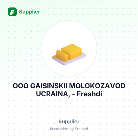 OOO GAISINSKII MOLOKOZAVOD UCRAINA, – summary card, no photo uploaded yet