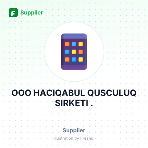 OOO HACIQABUL QUSCULUQ SIRKETI . – summary card, no photo uploaded yet