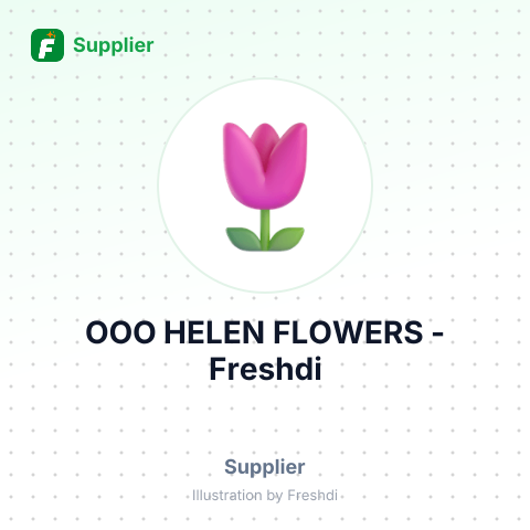 OOO HELEN FLOWERS – summary card, no photo uploaded yet