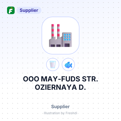OOO MAY-FUDS STR. OZIERNAYA D. – summary card, no photo uploaded yet