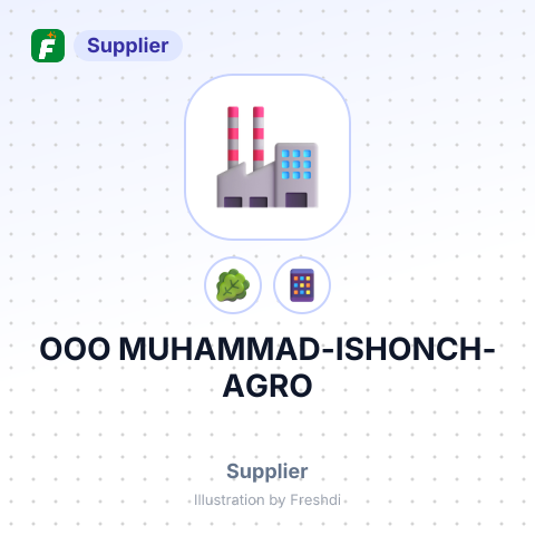 OOO MUHAMMAD-ISHONCH-AGRO – summary card, no photo uploaded yet