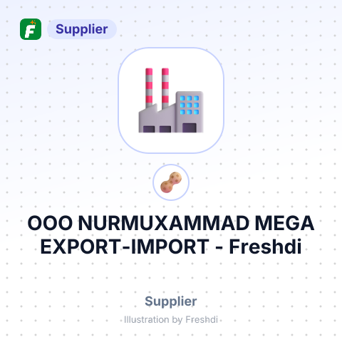 OOO NURMUXAMMAD MEGA EXPORT-IMPORT – summary card, no photo uploaded yet