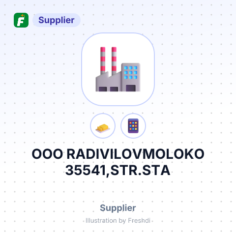 OOO RADIVILOVMOLOKO 35541,STR.STA – summary card, no photo uploaded yet