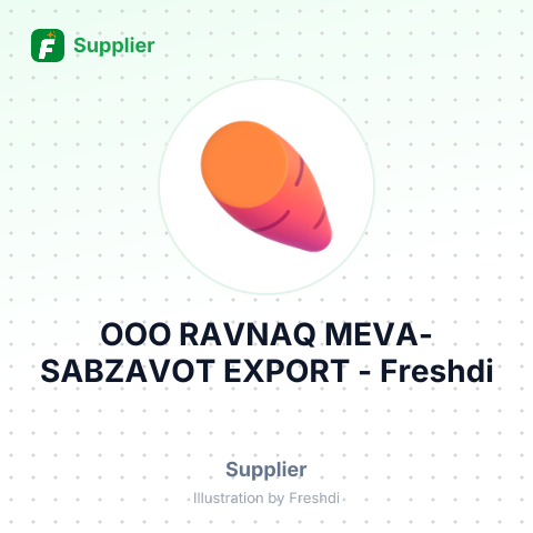 OOO RAVNAQ MEVA-SABZAVOT EXPORT – summary card, no photo uploaded yet