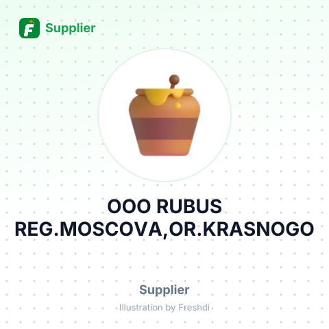 OOO RUBUS REG.MOSCOVA,OR.KRASNOGO – summary card, no photo uploaded yet