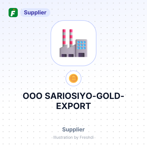 OOO SARIOSIYO-GOLD-EXPORT – summary card, no photo uploaded yet