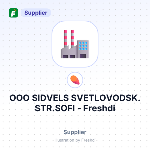 OOO SIDVELS SVETLOVODSK. STR.SOFI – summary card, no photo uploaded yet