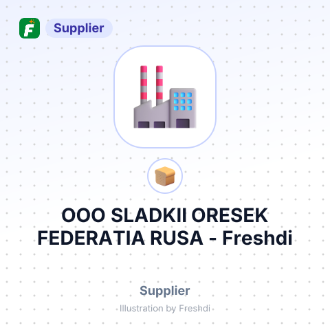 OOO SLADKII ORESEK FEDERATIA RUSA – summary card, no photo uploaded yet