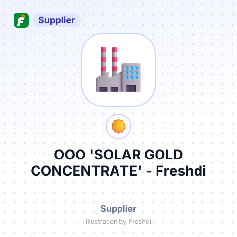 OOO 'SOLAR GOLD CONCENTRATE' – summary card, no photo uploaded yet