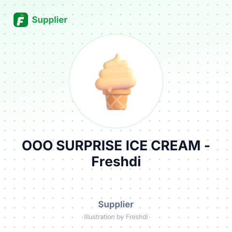 OOO SURPRISE ICE CREAM – summary card, no photo uploaded yet
