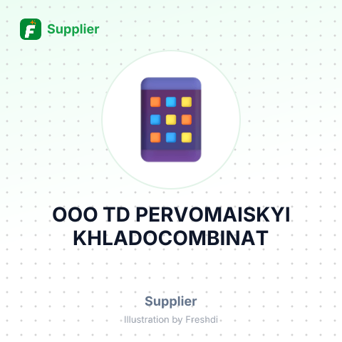 OOO TD PERVOMAISKYI KHLADOCOMBINAT – summary card, no photo uploaded yet