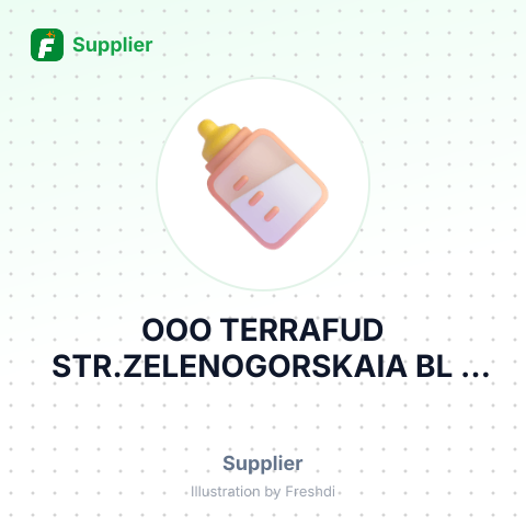 OOO TERRAFUD STR.ZELENOGORSKAIA BL – summary card, no photo uploaded yet