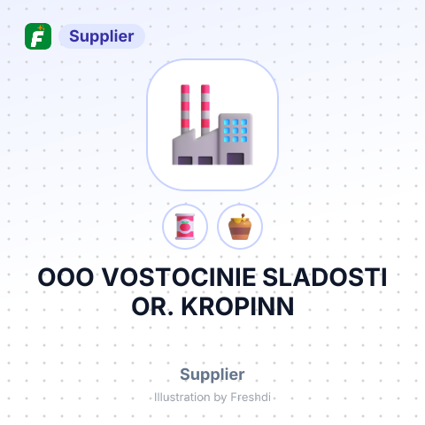 OOO VOSTOCINIE SLADOSTI OR. KROPINN – summary card, no photo uploaded yet