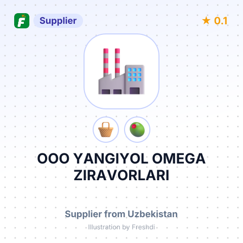 OOO YANGIYOL OMEGA ZIRAVORLARI – summary card, no photo uploaded yet