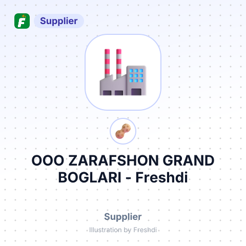 OOO ZARAFSHON GRAND BOGLARI – summary card, no photo uploaded yet