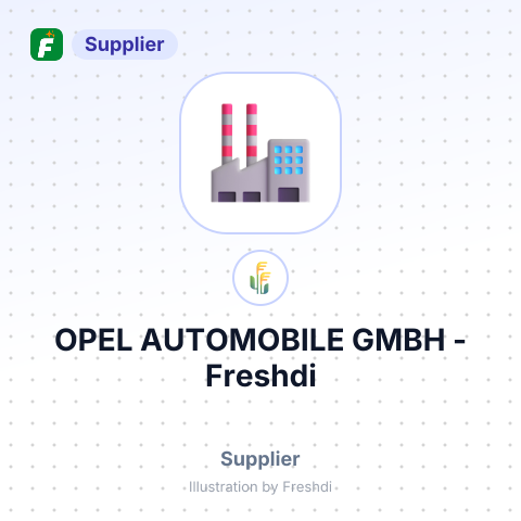 OPEL AUTOMOBILE GMBH – summary card, no photo uploaded yet
