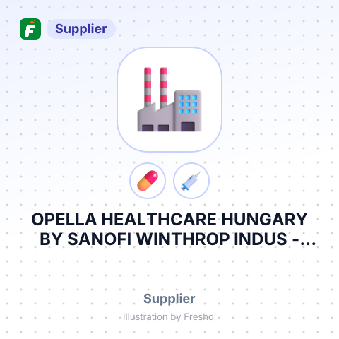 OPELLA HEALTHCARE HUNGARY BY SANOFI WINTHROP INDUS – summary card, no photo uploaded yet
