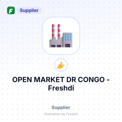 OPEN MARKET DR CONGO – summary card, no photo uploaded yet