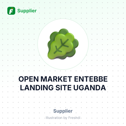 OPEN MARKET ENTEBBE LANDING SITE UGANDA – summary card, no photo uploaded yet