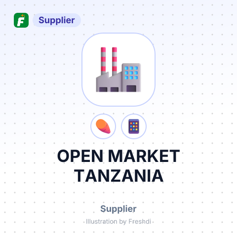 OPEN MARKET TANZANIA – summary card, no photo uploaded yet