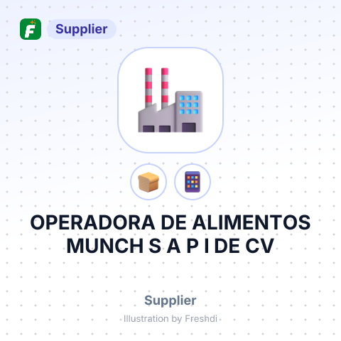 OPERADORA DE ALIMENTOS MUNCH S A P I DE CV – summary card, no photo uploaded yet