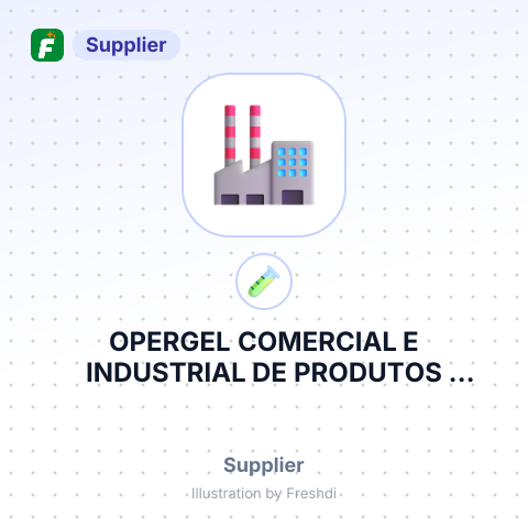 OPERGEL COMERCIAL E INDUSTRIAL DE PRODUTOS ALIMENTICIOS LTDA – summary card, no photo uploaded yet