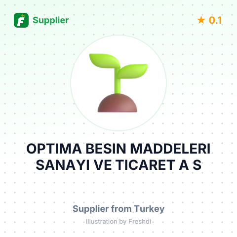 OPTIMA BESIN MADDELERI SANAYI VE TICARET A S – summary card, no photo uploaded yet