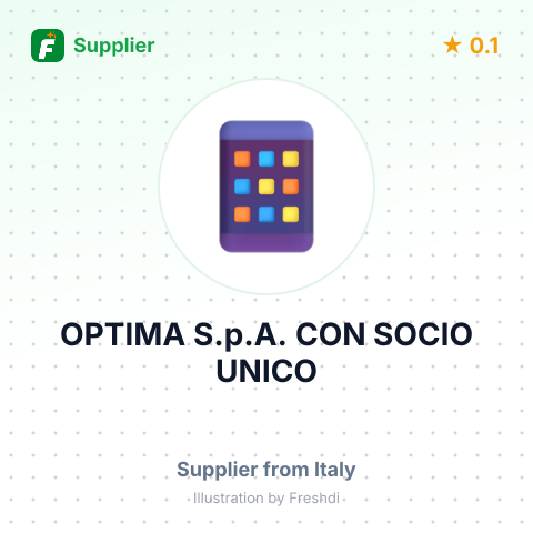 OPTIMA S.p.A. CON SOCIO UNICO – summary card, no photo uploaded yet