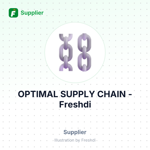 OPTIMAL SUPPLY CHAIN – summary card, no photo uploaded yet