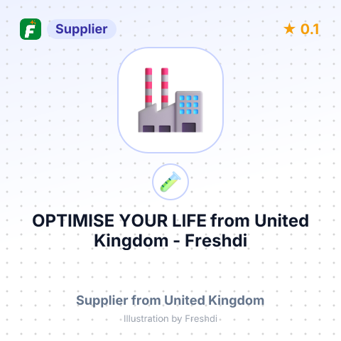 OPTIMISE YOUR LIFE – summary card, no photo uploaded yet